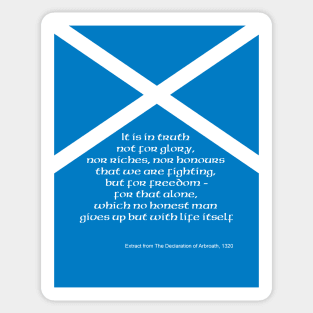 Declaration of Arbroath Sticker